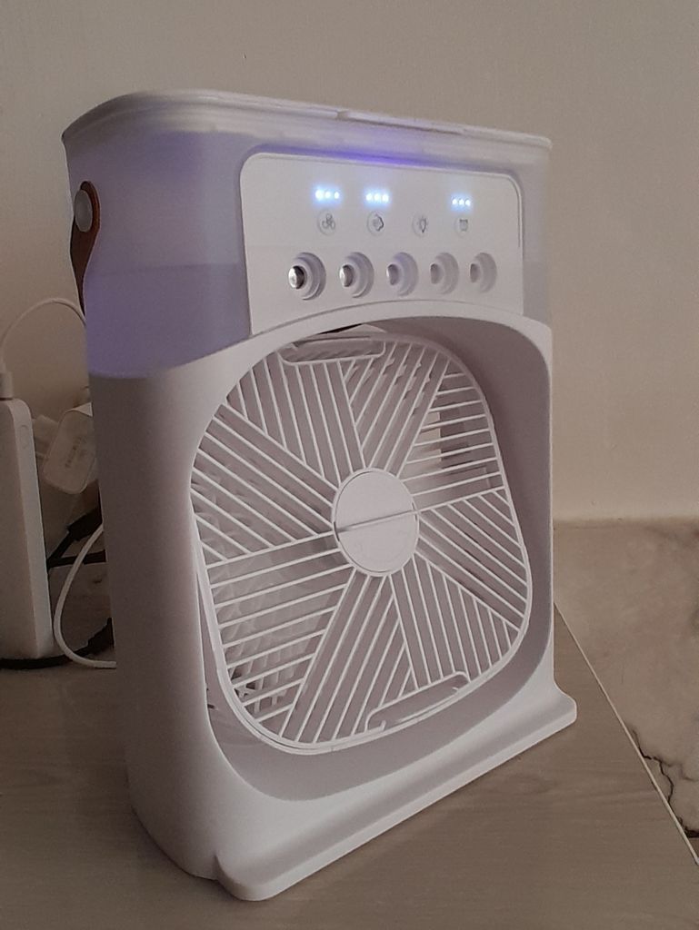 پنکه رومیزی مه پاش مدل AIR COOLER FAN سایز بزرگ - Image 4